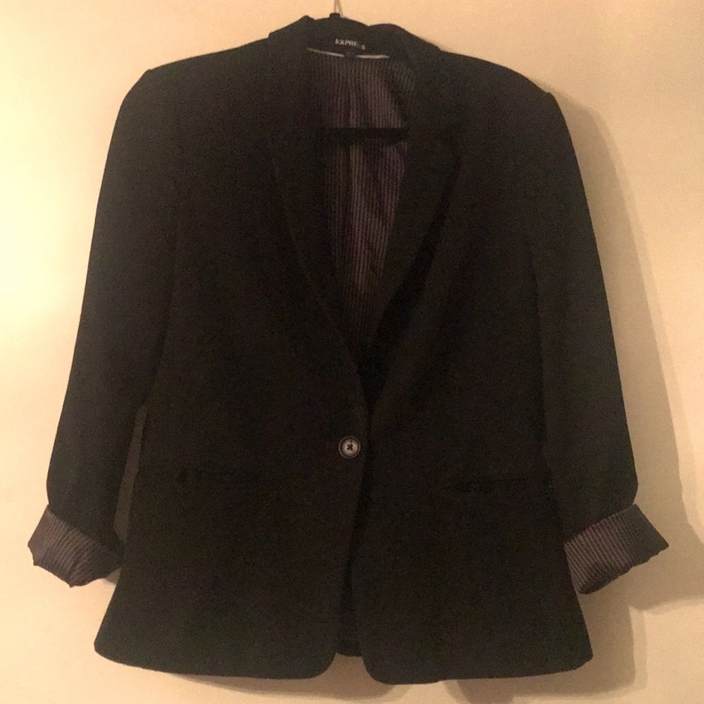 Express Black lined Blazer